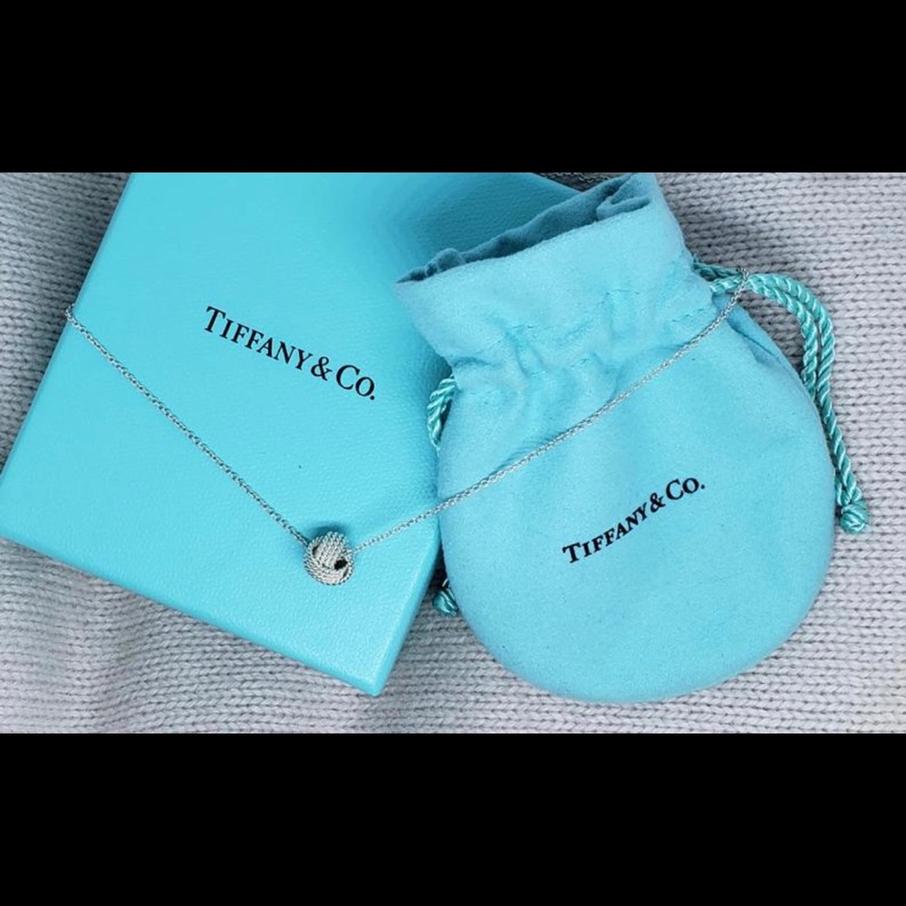 Tiffany knot necklace